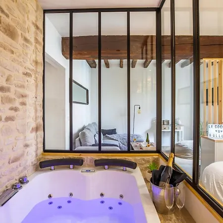Cocon A Bulles Chic Vue Cathedrale Avec Spa-Jacuzzi Chartres Exterior photo